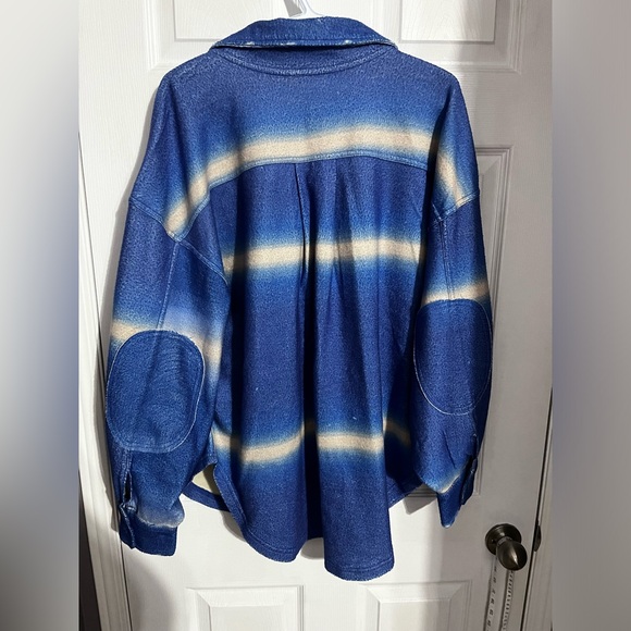 Free People | Ruby Shacket Oversized *Deep Sea Combo - Picture 8 of 10